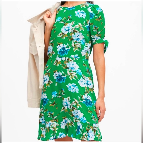 Banana Republic Dresses Banana Republic Puffsleeve Tie Sleeve Short